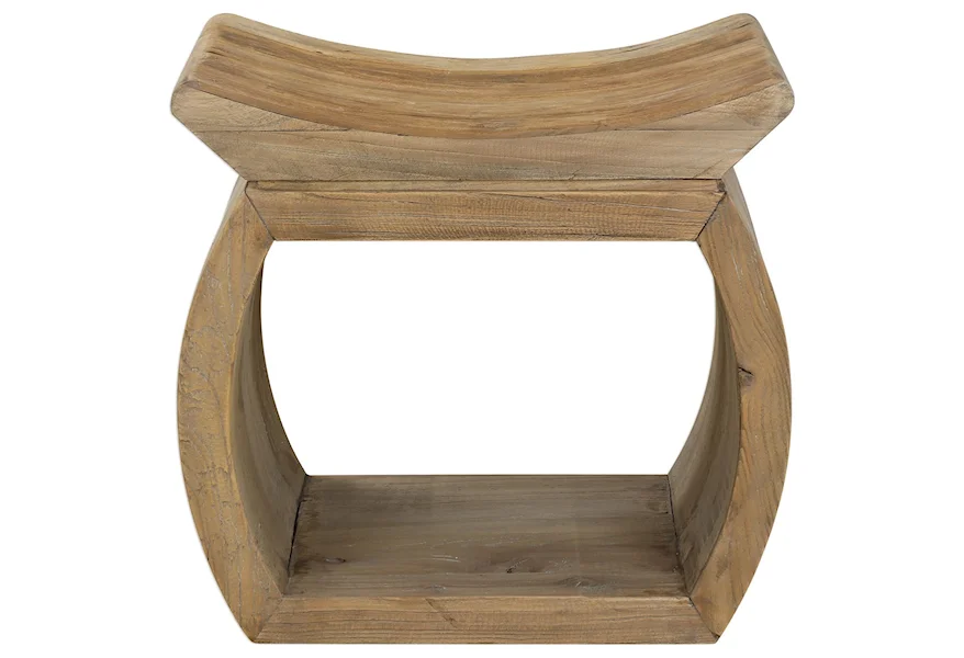 Accent Furniture - Stools Connor Elm Accent Stool by Uttermost at Del Sol Furniture