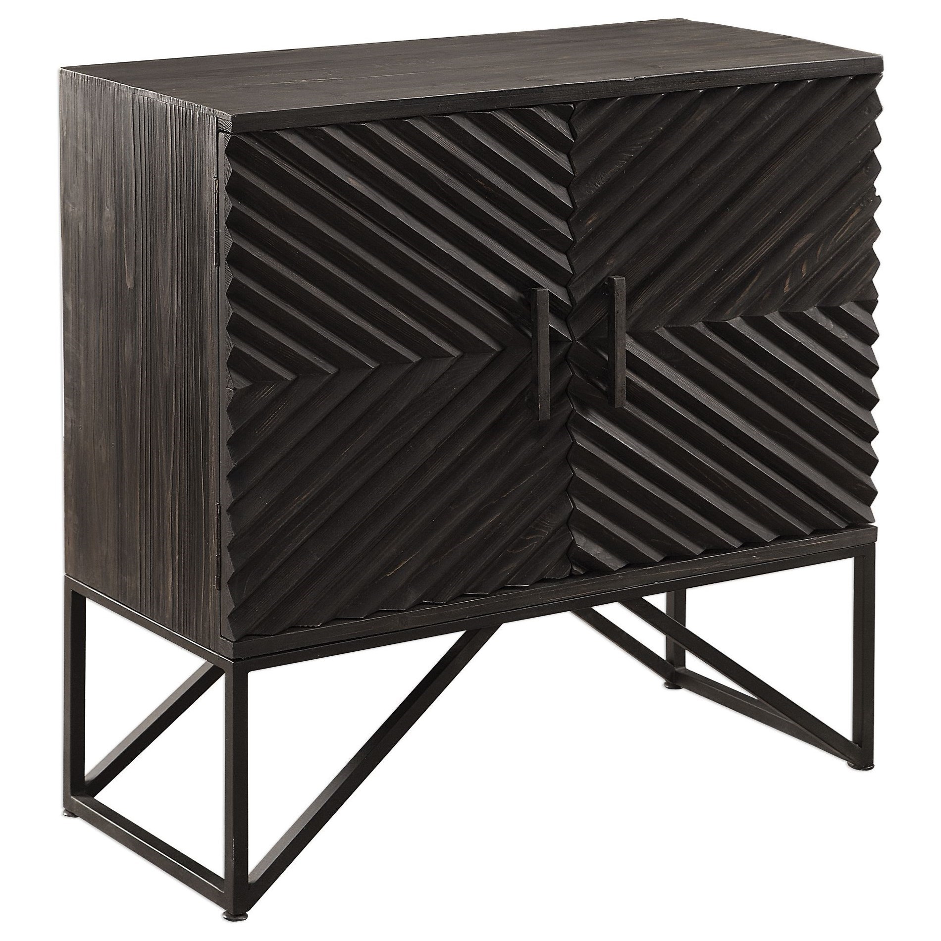 Uttermost Zadie Ebony Accent Cabinet