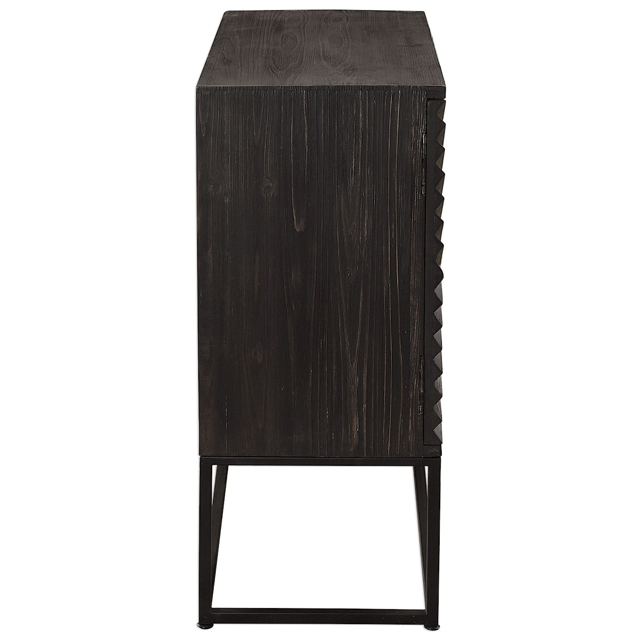 Uttermost Accent Furniture - Chests Uttermost Zadie Ebony Accent Cabinet
