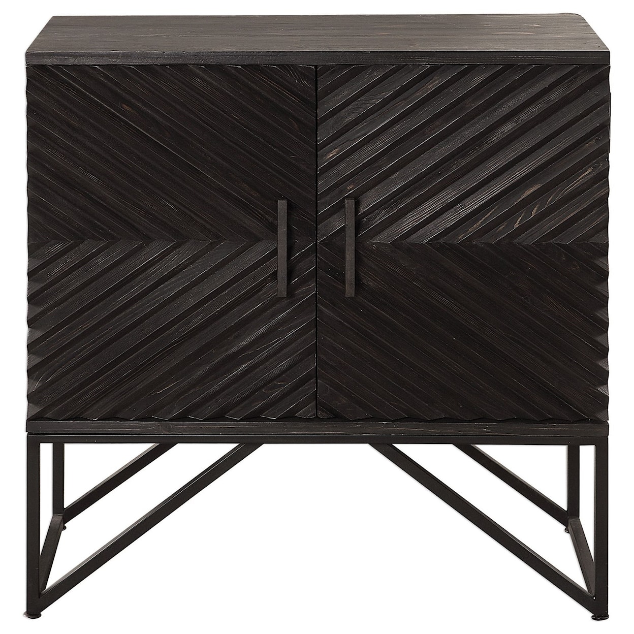 Uttermost Accent Furniture - Chests Uttermost Zadie Ebony Accent Cabinet