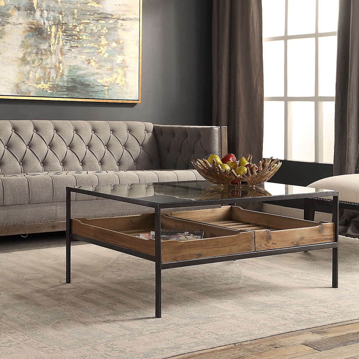 Uttermost Accent Furniture - Occasional Tables Silas Coffee Table