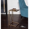 Uttermost Accent Furniture - Occasional Tables Zafina Gold Side Table