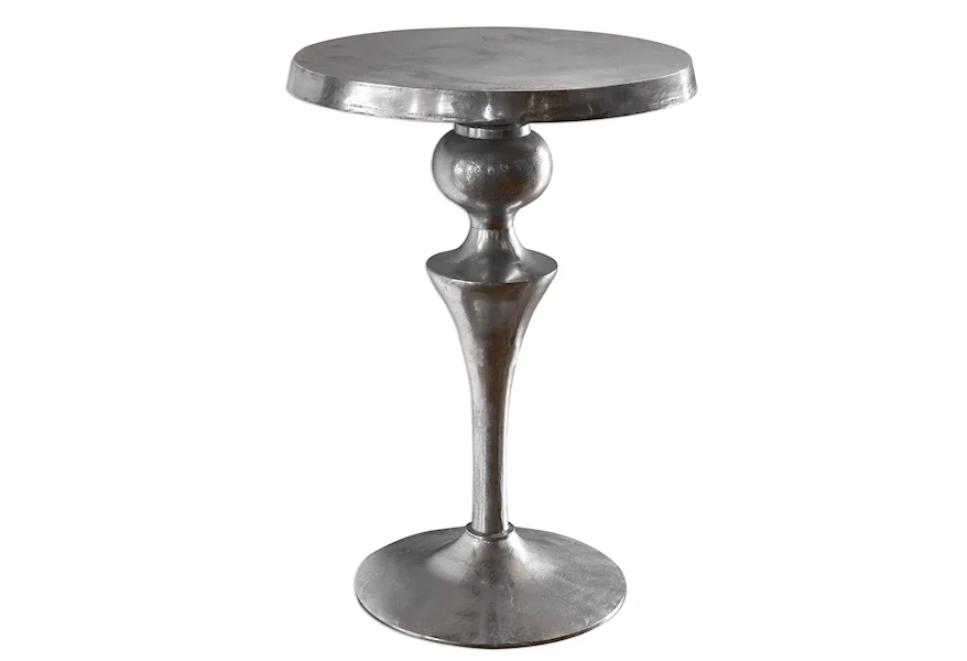 Accent Furniture - Occasional Tables Noland Aluminum Accent Table by Uttermost at Corner Furniture