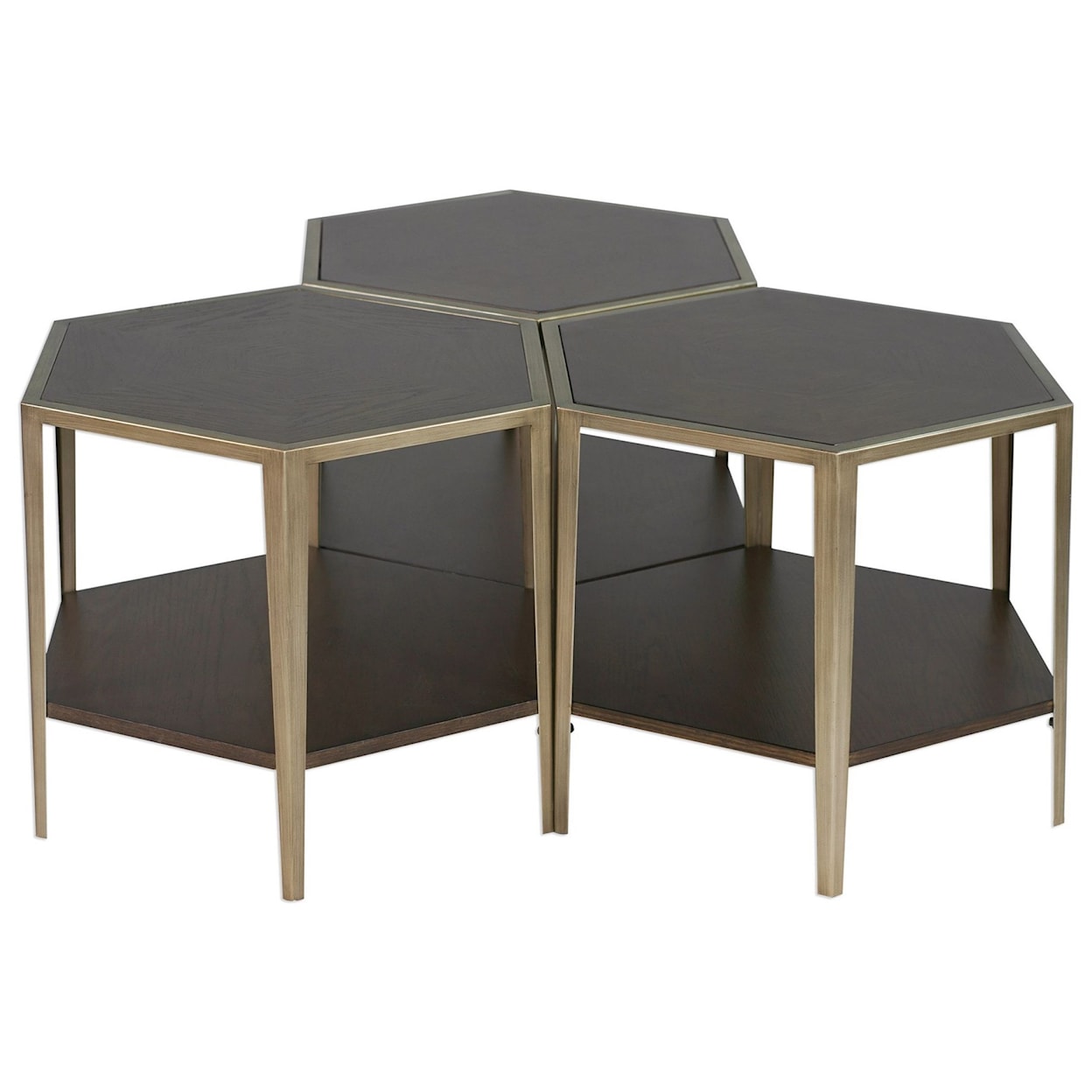 Uttermost Accent Furniture - Occasional Tables Alicia Geometric Accent Table
