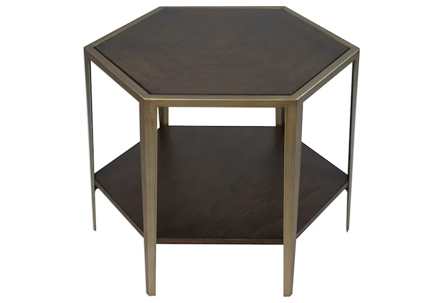 Accent Furniture - Occasional Tables Alicia Geometric Accent Table by Uttermost at Goffena Furniture & Mattress Center