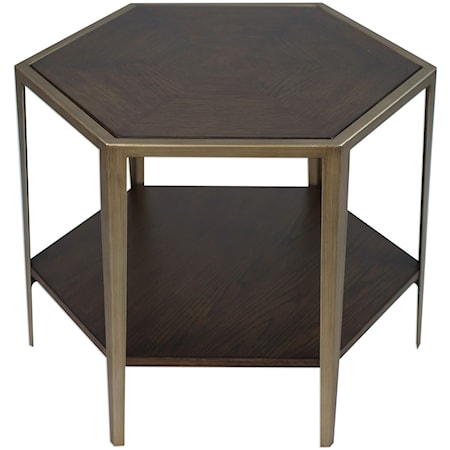 Alicia Geometric Accent Table