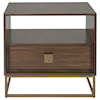 Uttermost Accent Furniture - Occasional Tables Bexley Walnut Side Table