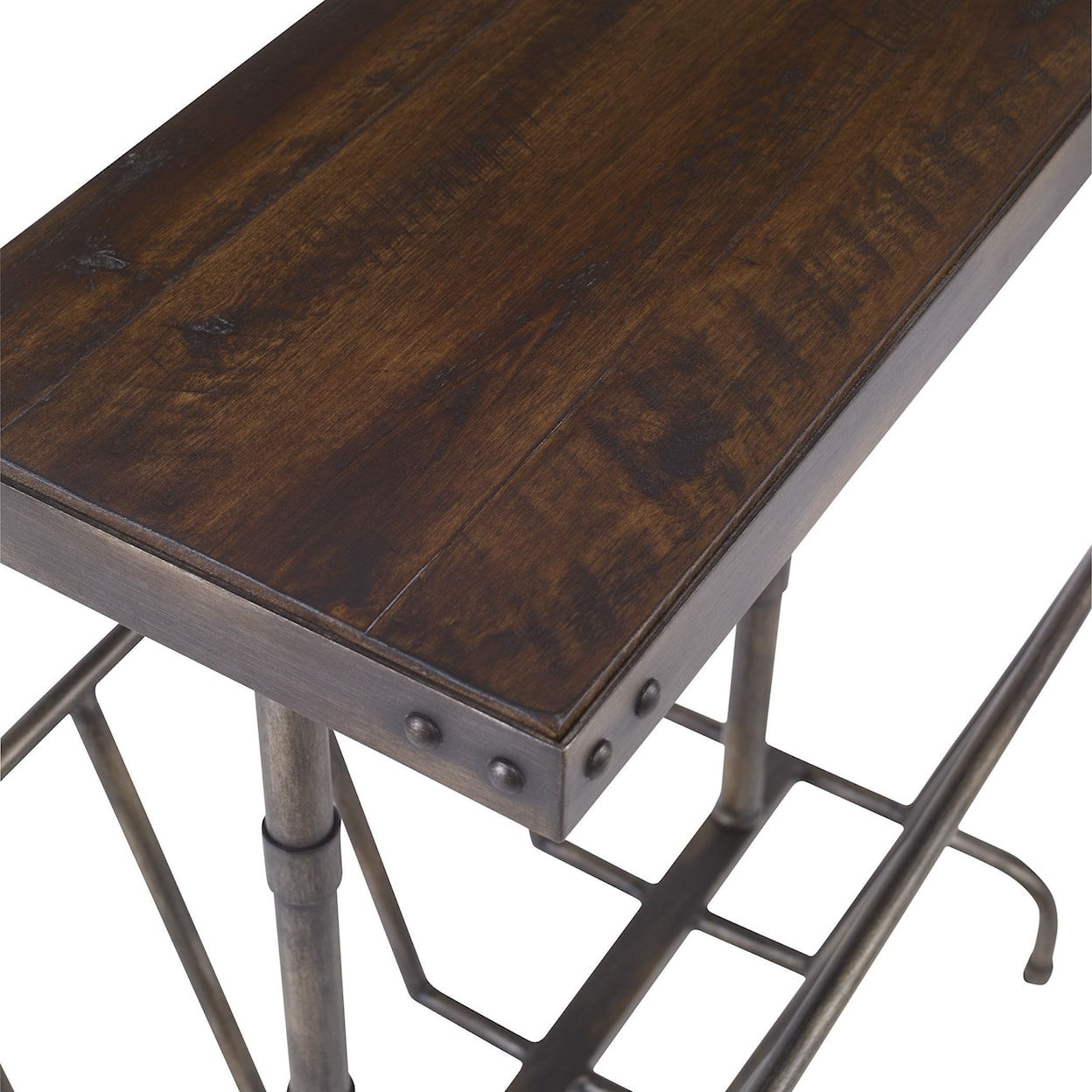 Uttermost Accent Furniture - Occasional Tables Sonora Industrial Magazine Side Table