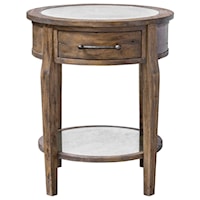 Raelynn Wood Lamp Table