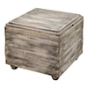 Uttermost Accent Furniture - Occasional Tables Avner Wooden Cube Table