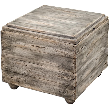 Avner Wooden Cube Table