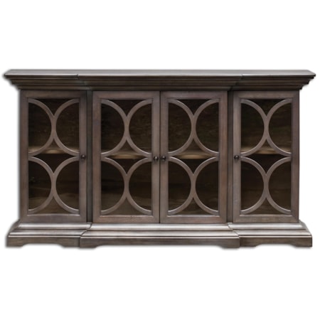 Belino Wooden 4 Door Chest