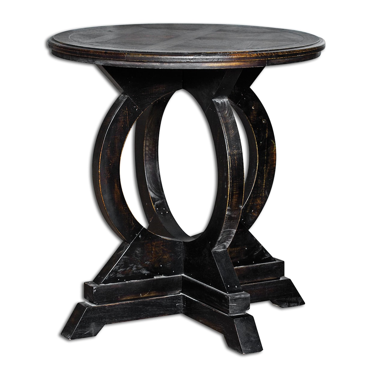 Uttermost Accent Furniture - Occasional Tables Maiva Black Accent Table