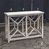 Uttermost Accent Furniture - Occasional Tables Catali Ivory Stone Console Table