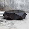Uttermost Accent Furniture - Occasional Tables Volker Worn Black Coffee Table