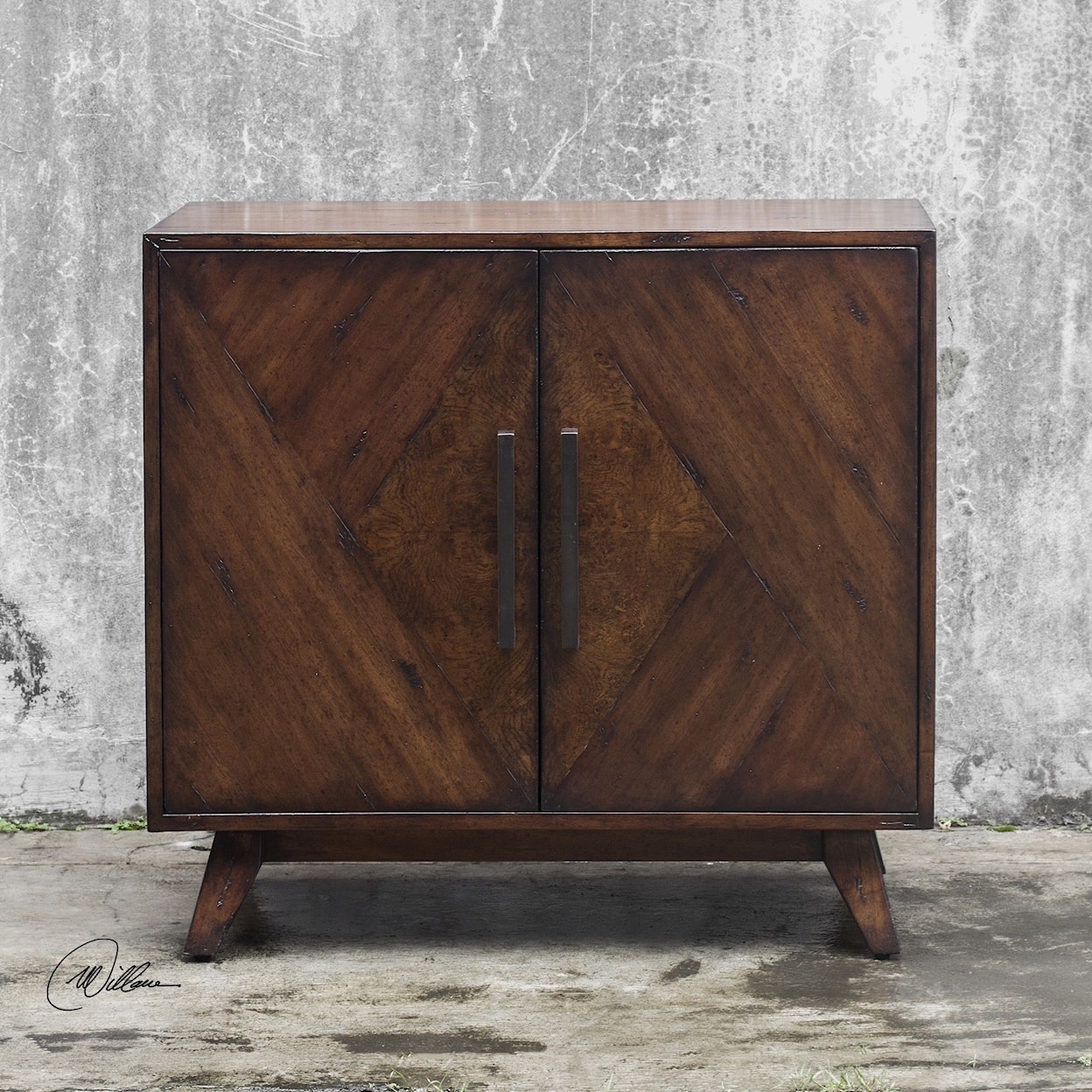 Uttermost Accent Furniture - Chests Liri Mid-Century Accent Cabinet