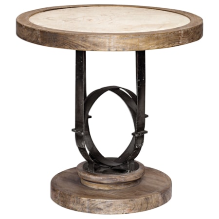 Sydney Light Oak Accent Table