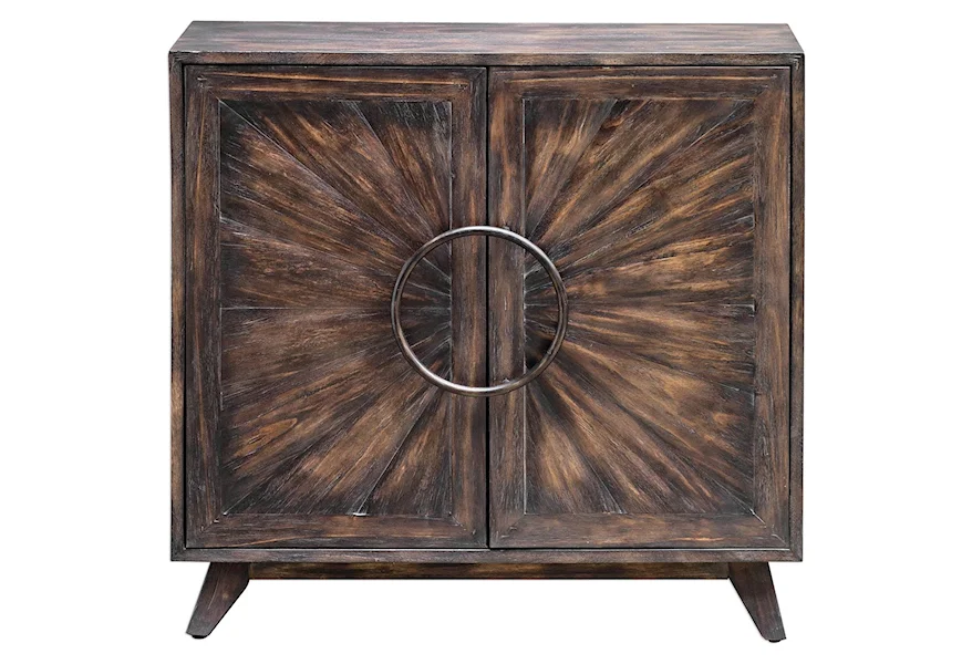 Accent Furniture - Chests Kohana Black Console Cabinet by Uttermost at Goffena Furniture & Mattress Center
