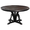 Uttermost Accent Furniture Maiva Round Black Dining Table