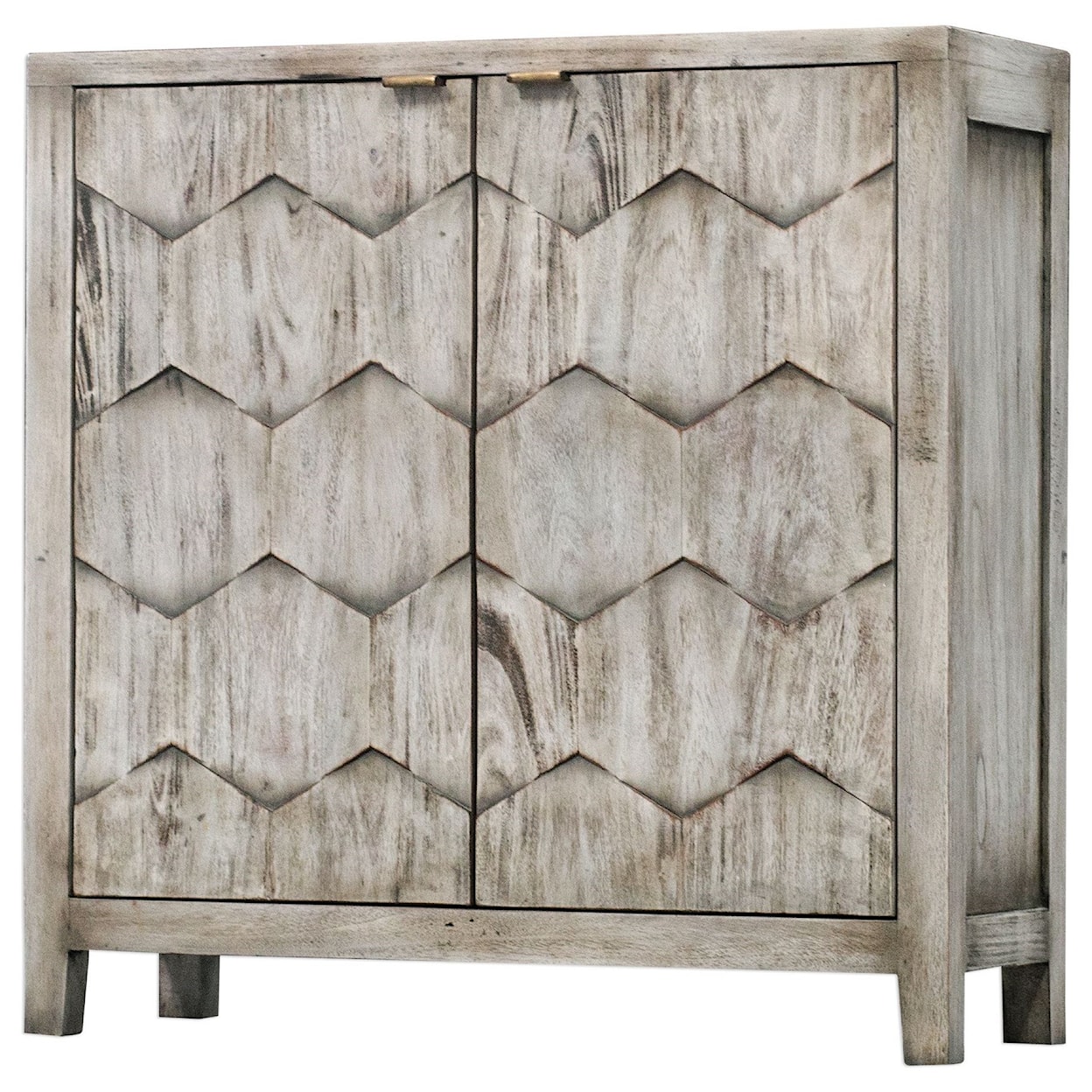 Uttermost Accent Furniture - Chests Catori Smoked Ivory Console Cabinet