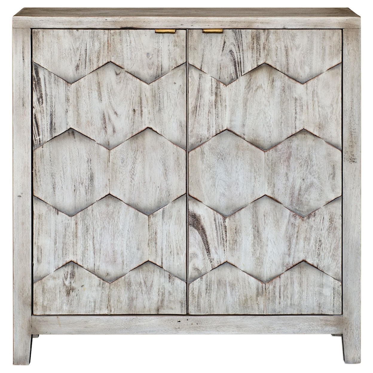 Uttermost Accent Furniture - Chests Catori Smoked Ivory Console Cabinet