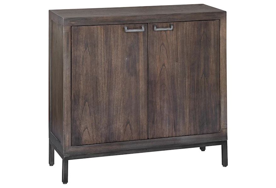 Accent Furniture - Chests Nadie Light Walnut Console Cabinet by Uttermost at Janeen's Furniture Gallery