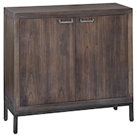 Nadie Light Walnut Console Cabinet