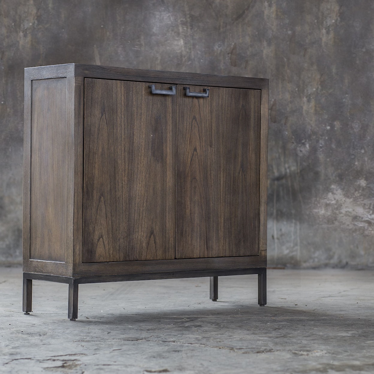 Uttermost Accent Furniture - Chests Nadie Light Walnut Console Cabinet