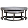 Uttermost Accent Furniture - Occasional Tables Aiyara Gray Nesting Tables, S/2