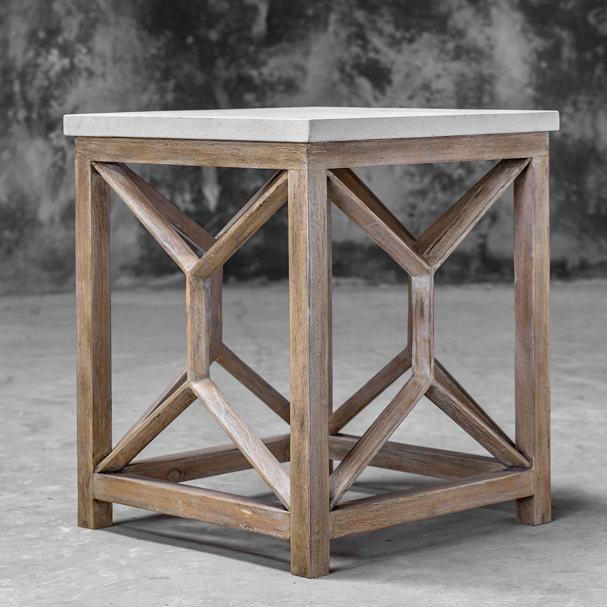 Uttermost Accent Furniture - Occasional Tables Catali Stone End Table