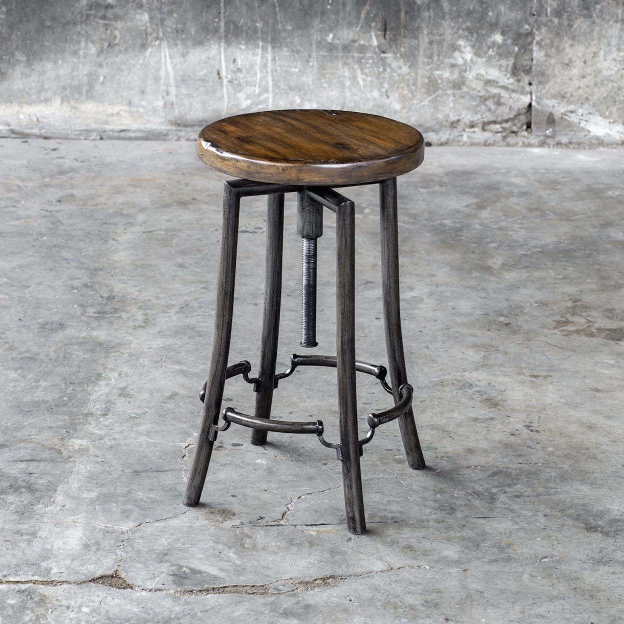 Uttermost Accent Furniture - Stools Westlyn Industrial Bar Stool