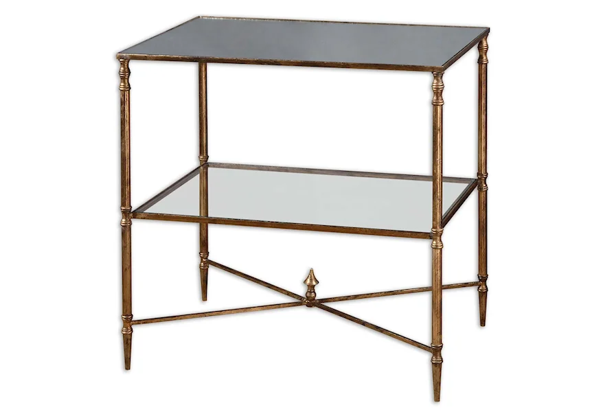 Accent Furniture - Occasional Tables Henzler Lamp Table by Uttermost at Swann's Furniture & Design