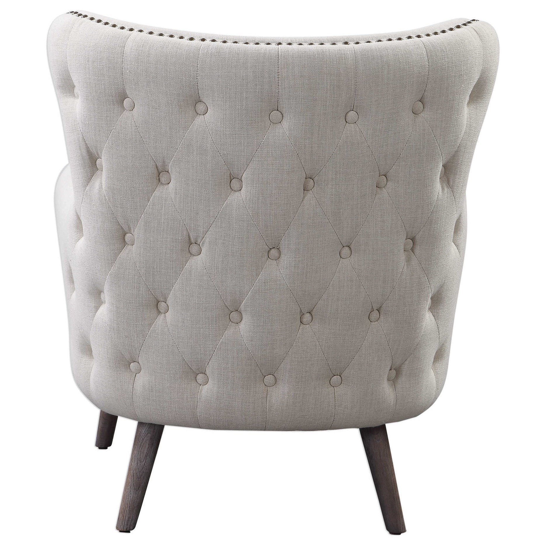 Uttermost Accent Furniture - Accent Chairs Donya Cream Accent Chair