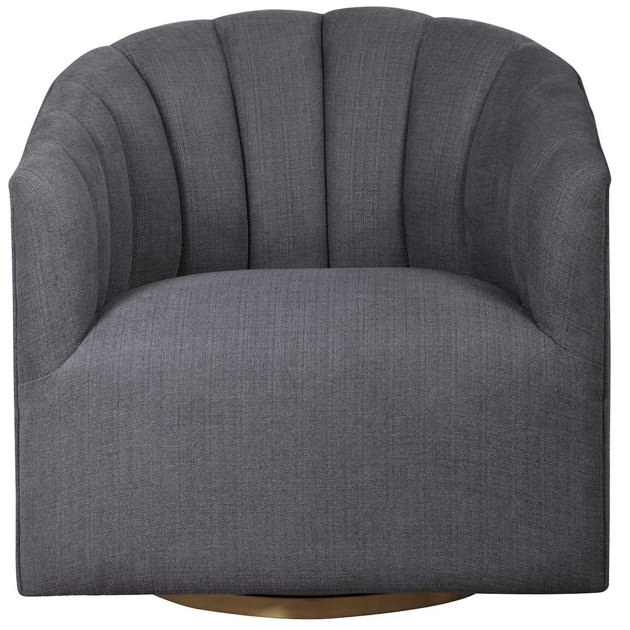 Uttermost Accent Furniture - Accent Chairs Cuthbert Modern Swivel Chair