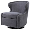 Uttermost Accent Furniture - Accent Chairs Biscay Swivel Chair