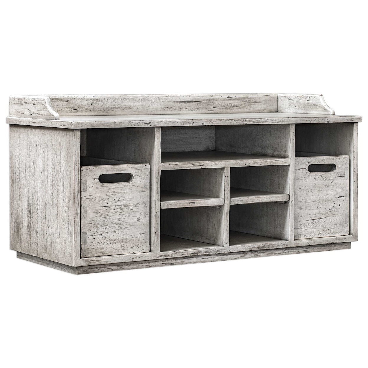 Uttermost Accent Furniture - Benches Ardusin White Hobby Bench
