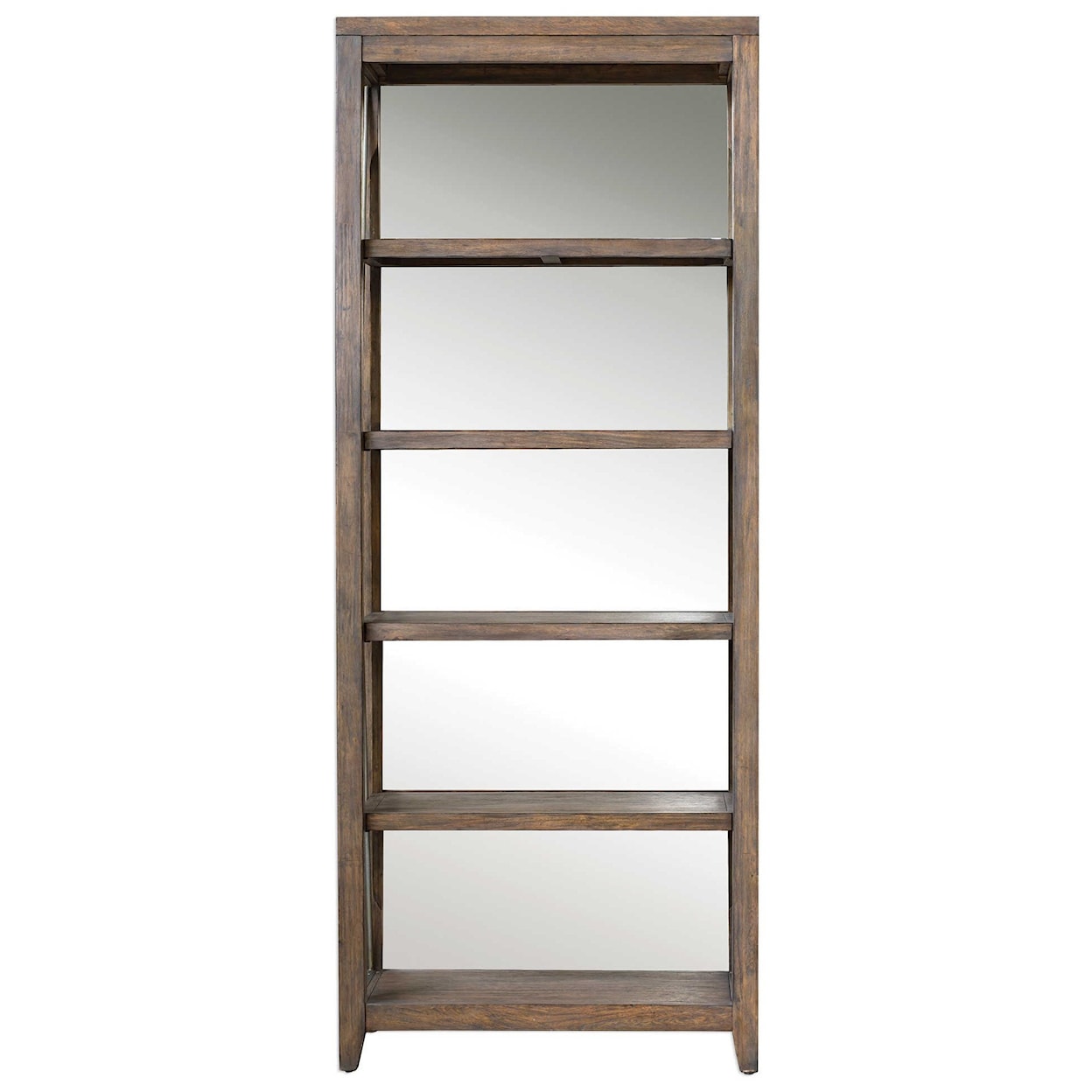 Uttermost Accent Furniture - Bookcases Delancey Weathered Oak Etagere