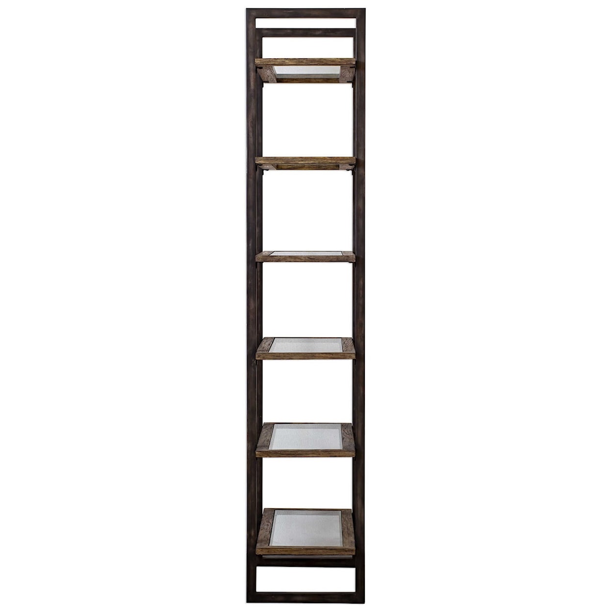 Uttermost Accent Furniture - Bookcases Olwyn Industrial Etagere