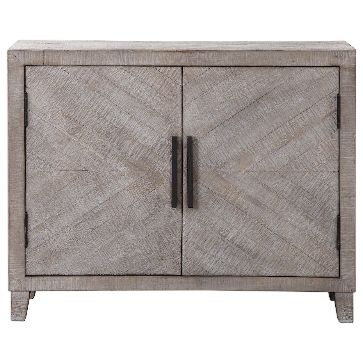 Uttermost Accent Furniture - Chests Adalind White Washed Accent Cabine
