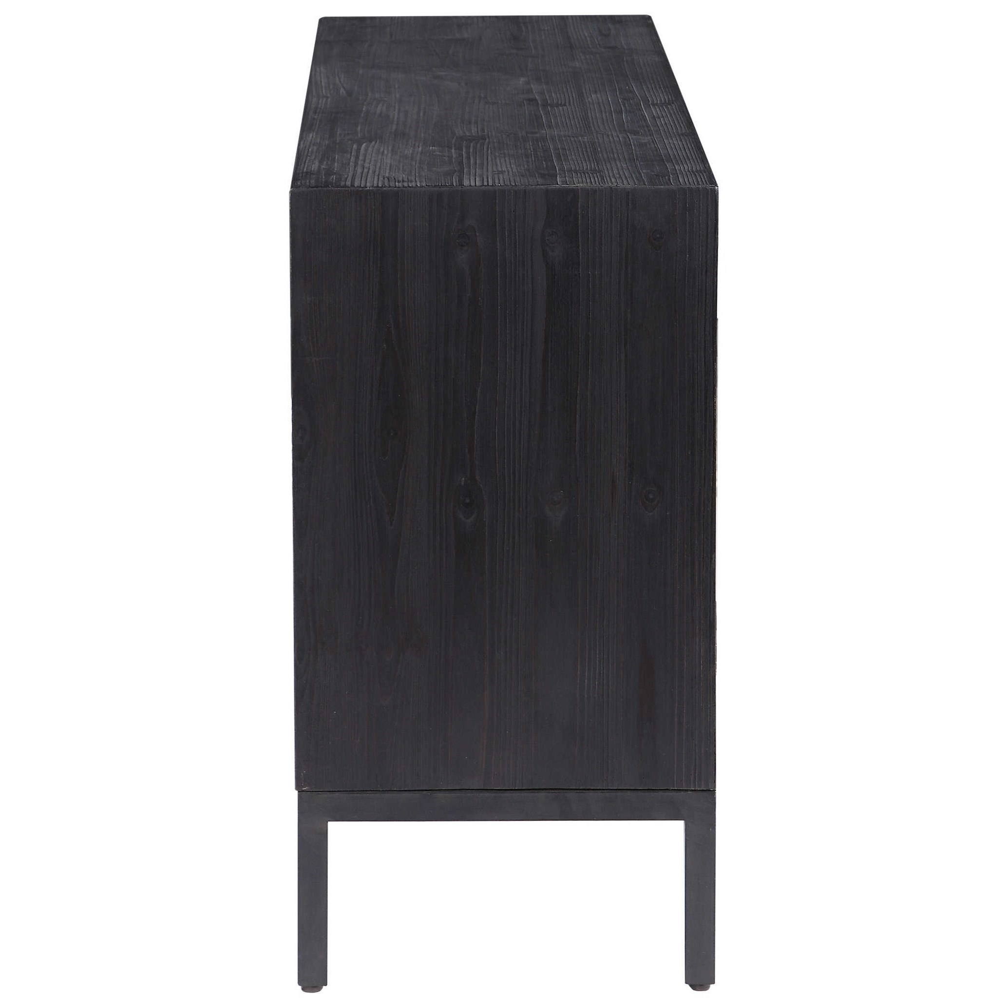 Uttermost Accent Furniture - Chests Aiken Dark Walnut 2-Door Cabinet