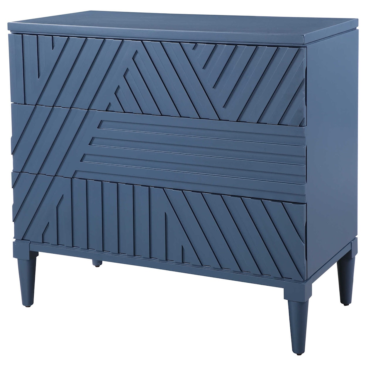 Uttermost Accent Furniture - Chests Colby Blue Drawer Chest