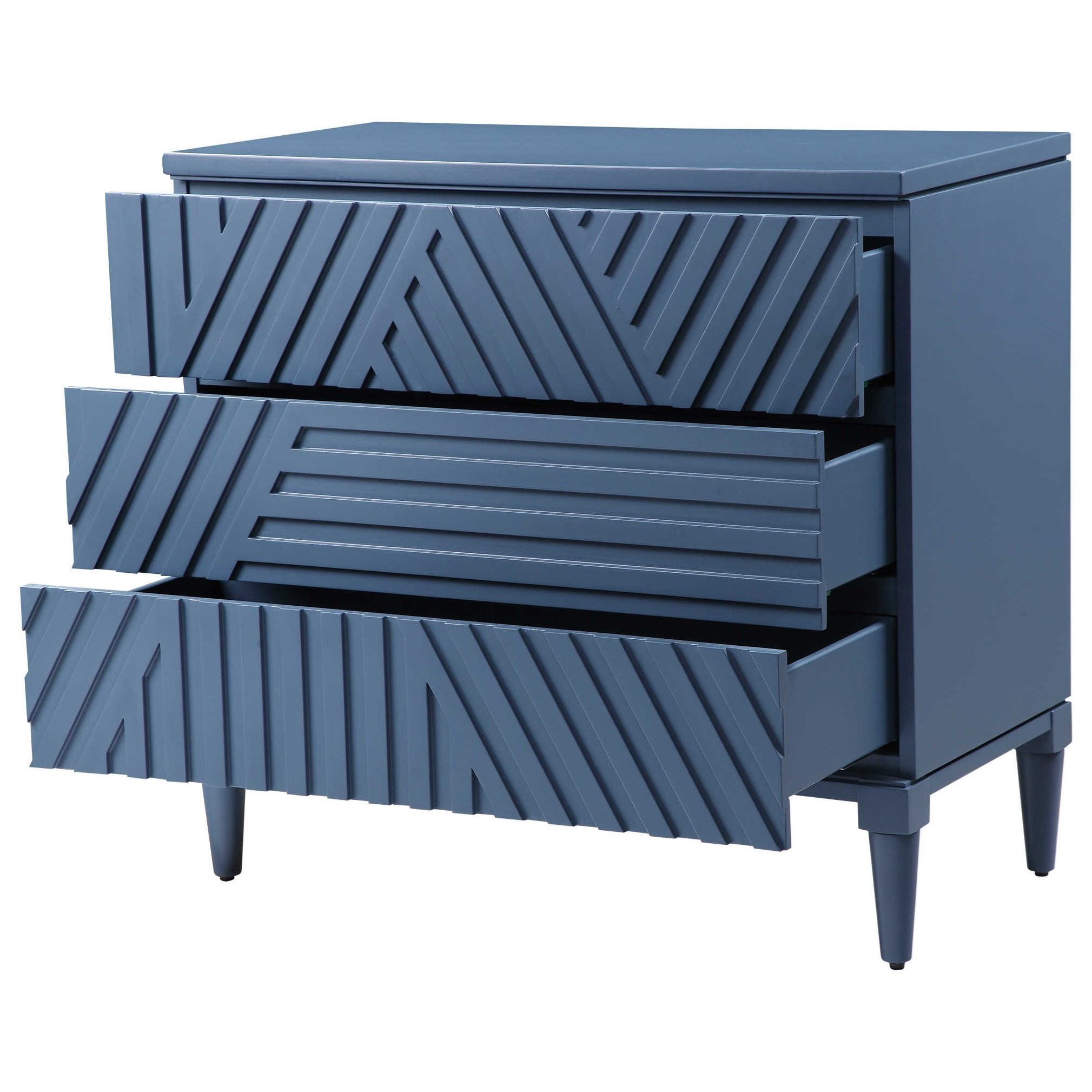 Uttermost Accent Furniture - Chests Colby Blue Drawer Chest