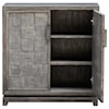 Uttermost Accent Furniture - Chests Hamadi Distressed Gray 2-Door Cabinet