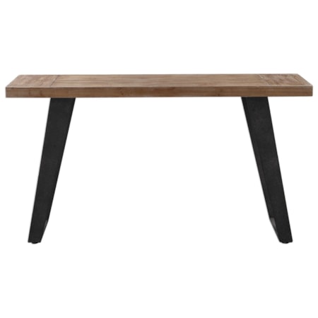 Freddy Weathered Console Table