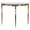 Uttermost Accent Furniture - Occasional Tables Imelda Demilune Console Table