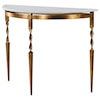 Uttermost Accent Furniture - Occasional Tables Imelda Demilune Console Table