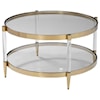 Uttermost Accent Furniture - Occasional Tables Kellen Glass Coffee Table