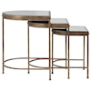 Uttermost Accent Furniture - Occasional Tables India Nesting Tables, Set/3