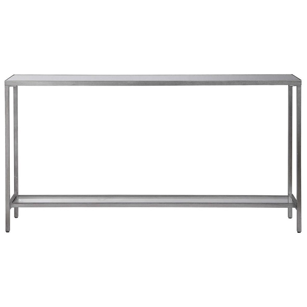 Uttermost Accent Furniture - Occasional Tables Hayley Silver Console Table