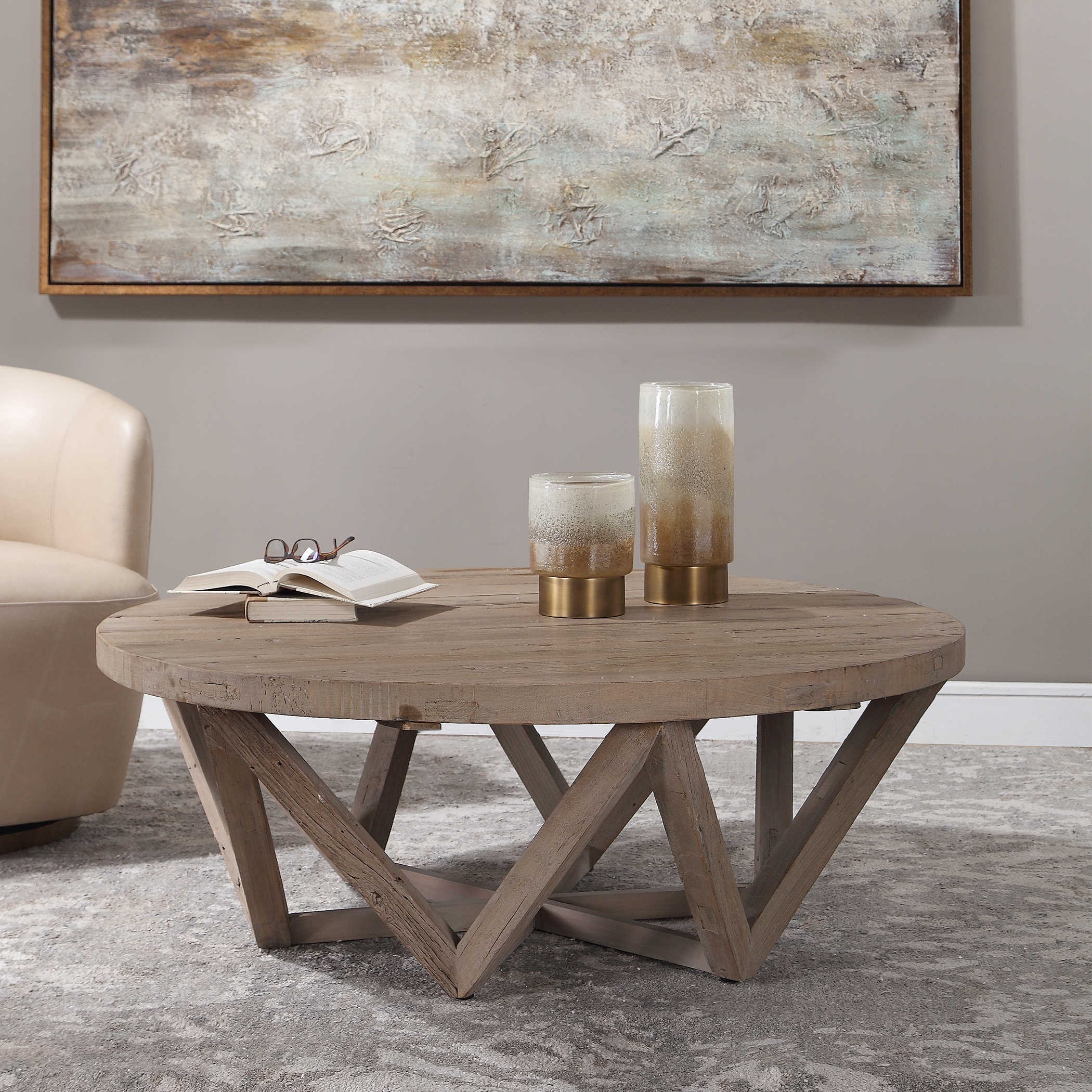 Uttermost Accent Furniture - Occasional Tables Kendry Reclaimed Wood Coffee Table